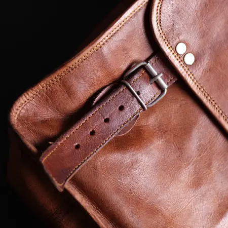 Leather briefcase